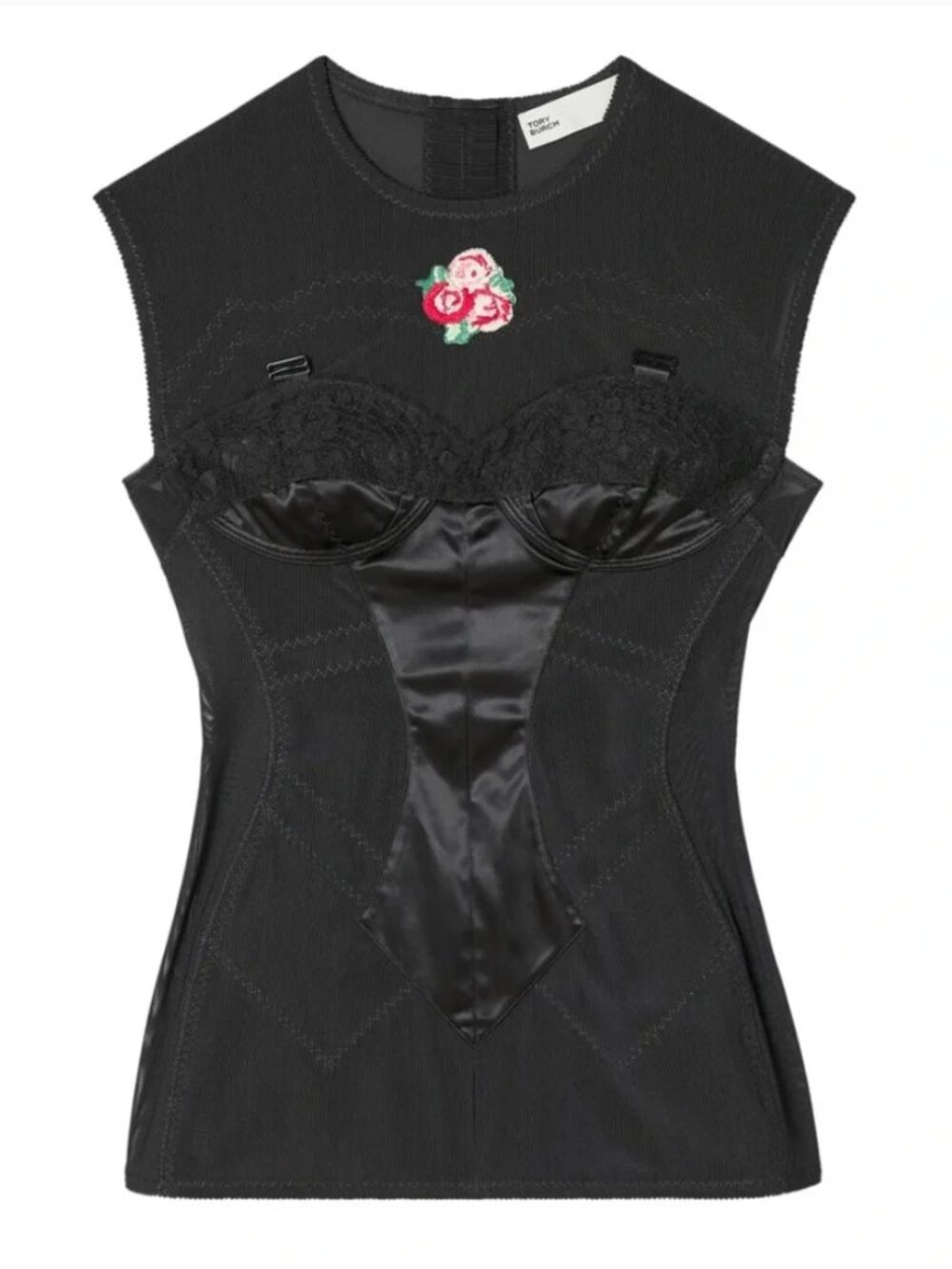 Tory Burch Mesh Corset Top